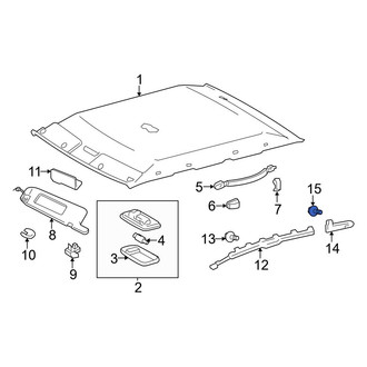 Toyota OE - Headliner Clip