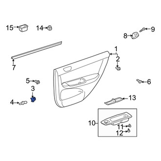 Toyota OE - Door Interior Trim Panel Cap