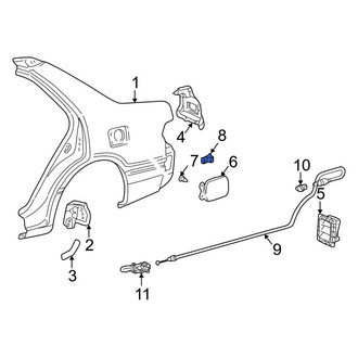 Toyota OE - Fuel Door Spring
