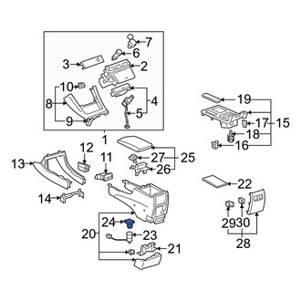 Toyota OE - 12 Volt Accessory Power Outlet Cover