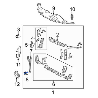 Toyota OE - Radiator Support Tie Bar Bolt