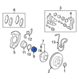 Toyota OE - Front Wheel Bearing