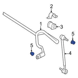Toyota OE - Front Suspension Stabilizer Bar Link Nut