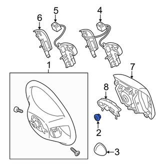 Toyota OE - Steering Wheel Nut
