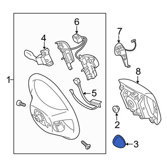Toyota OE - Left Steering Wheel Plug
