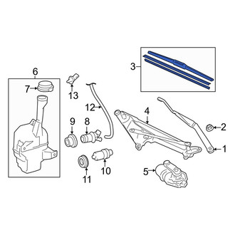 Toyota OE - Front Right Wiper Blade