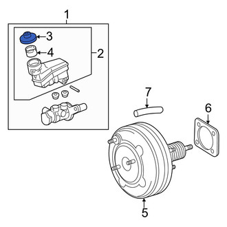 Toyota OE - Brake Master Cylinder Reservoir Cap