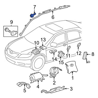 Toyota OE - Headliner Clip