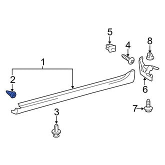Toyota OE - Rocker Panel Molding Clip