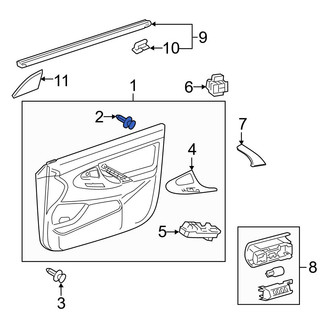 Toyota OE - Back Up Light Clip