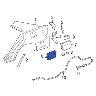 Toyota OE - Rear Left Quarter Panel Vent