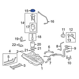 Toyota OE - Outer Fuel Tank Lock Ring