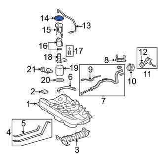 Toyota OE - Outer Fuel Tank Lock Ring