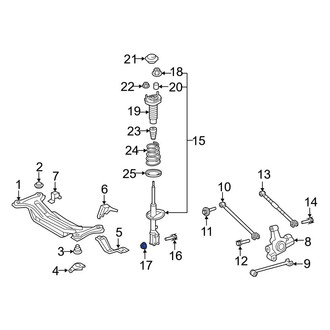 Toyota OE - Suspension Strut Nut