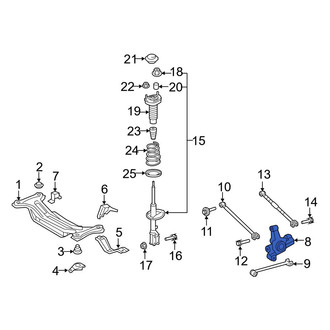 Toyota OE - Rear Right Suspension Knuckle