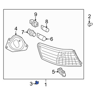 Toyota OE - Tail Light Nut