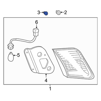 Toyota OE - Tail Light Nut