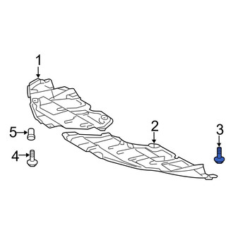 Toyota OE - Radiator Support Splash Shield Screw