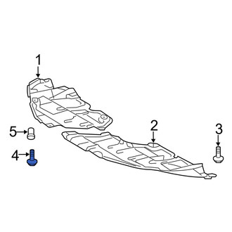 Toyota OE - Rear Bumper Cover Screw