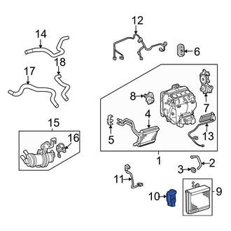 Toyota OE - Front A/C Expansion Valve