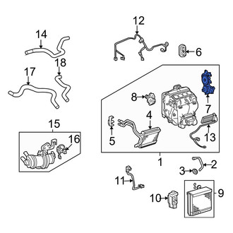Toyota OE - Right HVAC Blend Door Actuator