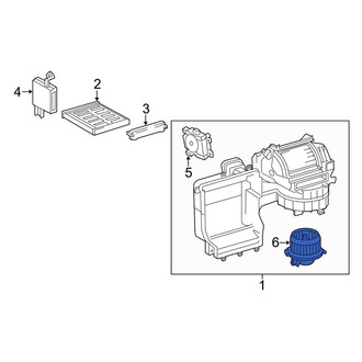 Toyota OE - HVAC Blower Motor Assembly