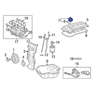 Toyota OE - Engine Oil Filler Cap