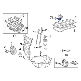 Toyota OE - Engine Oil Filler Cap Gasket