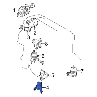 Toyota OE - Automatic Transmission Mount