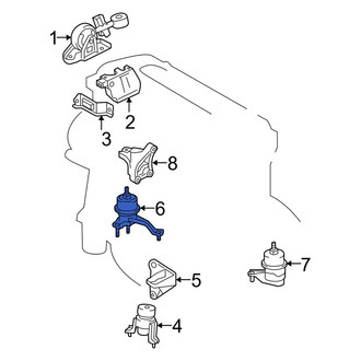 Toyota OE - Right Engine Mount