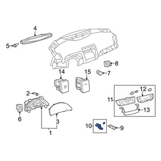 Toyota OE - Front 12 Volt Accessory Power Outlet Cover