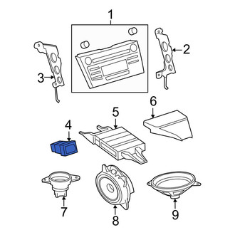 Toyota OE - Audio Auxiliary Jack