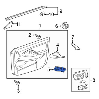 Toyota OE - Front Left Door Lock Switch