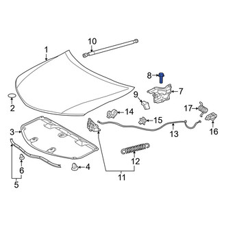 Toyota OE - Hood Hinge Bolt