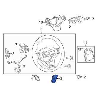 Toyota OE - Right Lower Steering Wheel Plug
