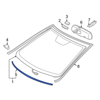 Toyota OE - Front Windshield Frame Weatherstrip Seal