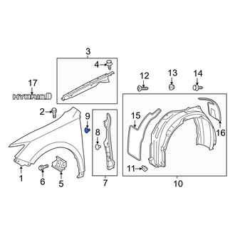Toyota OE - Fender Insulator Clip