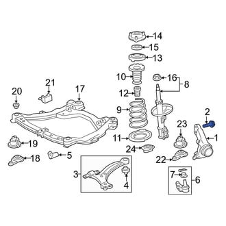 Toyota OE - Suspension Strut Bolt