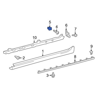 Toyota OE - Rocker Panel Molding Grommet
