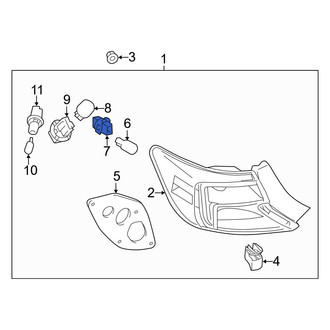 Toyota OE - Rear Back Up Light Socket