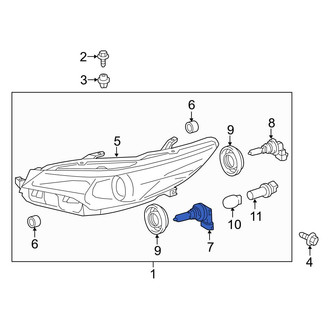 Toyota OE - Front Headlight Bulb