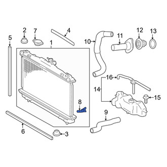 Toyota OE - Radiator Drain Plug