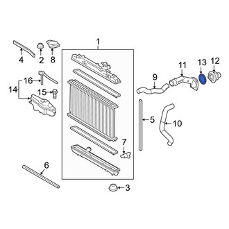 Toyota OE - Engine Coolant Water Inlet Gasket