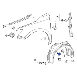 Toyota OE - Radiator Support Splash Shield Screw