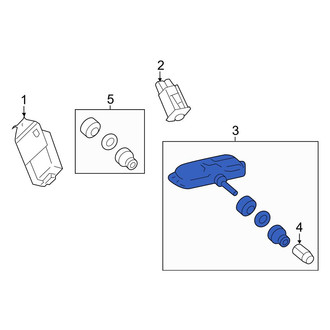 Toyota OE - Tire Pressure Monitoring System (TPMS) Sensor