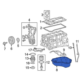 Toyota OE - Engine Oil Pan