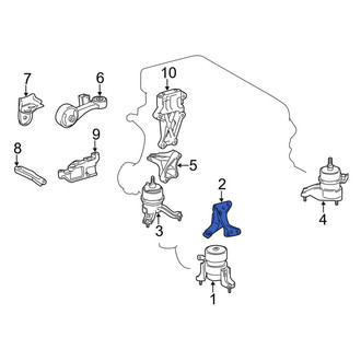 Toyota OE - Front Engine Mount Bracket