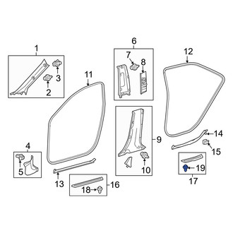 Toyota OE - Bumper Corner Cover Clip