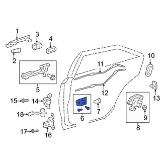 Toyota OE - Front Left Inner Interior Door Handle
