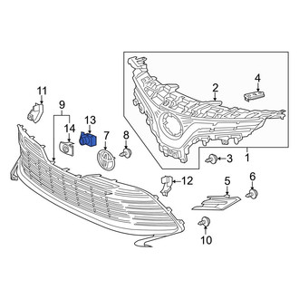 Toyota OE - Front Outer Parking Aid Sensor